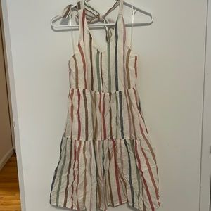 American Eagle Halter Striped Dress • MEDIUM